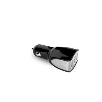 CL autonabíječka CELLY Turbo s 3 x USB výstupem, 4,4 A, černá