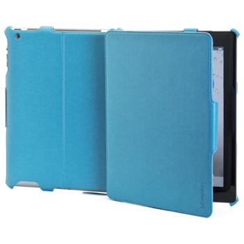 Ochranné pouzdro CELLY BOOKTAB se stojánkem pro Apple iPad 4, kolekce Ristretto, PU kůže, tyrkysové,rozbaleno