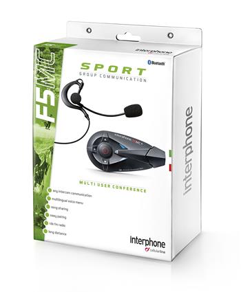 Outdoor CellularLine Interphone Bluetooth handsfree F5MC Sport