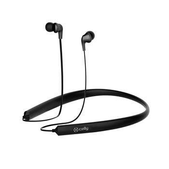 Bluetooth ergonomická stereo sluchátka CELLY NECK, dlouhá výdrž baterie, multipoint, černá