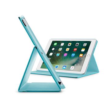 Pouzdro se stojánkem CellularLine FOLIO pro Apple iPad 9,7" (2017), tyrkysové