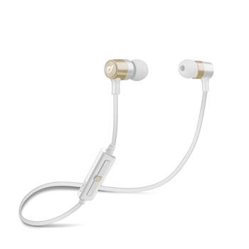 Bluetooth In-ear stereo headset Cellularline Unique Design for iPhone, gold
