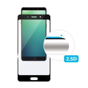 Ochranné tvrzené sklo FIXED Full-Cover pro Samsung Galaxy S9, přes celý displej, černé, 0.33 mm