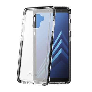 Zadní kryt CELLY Hexagon pro Samsung Galaxy A8 Plus (2018), černý