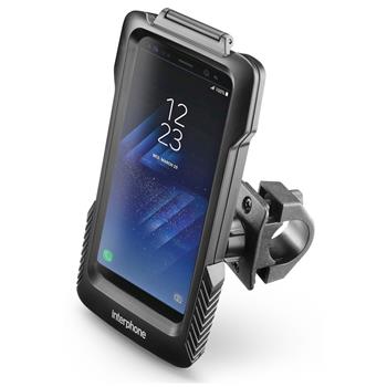 Voděodolné pouzdro Interphone Pro Case pro Samsung Galaxy S8 Plus, úchyt na řídítka, černé