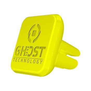 Univerzální magnetický držák do ventilace CELLY GHOSTVENT pro mobilní telefony, žlutý