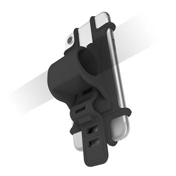 Universal holder CELLY EASY BIKE for phones and navigation for mounting on handlebars, black