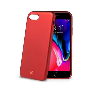 TPU pouzdro CELLY Softmatt pro Apple iPhone 7/8, matné provedení, červené