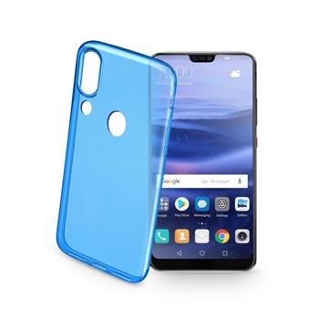 Barevné gélové puzdro CellularLine COLOR pre Huawei P20 Lite, modré