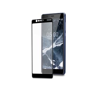 Ochranné tvrzené sklo CELLY Full Glass pro Nokia 5.1/Nokia 5 (2018), černé