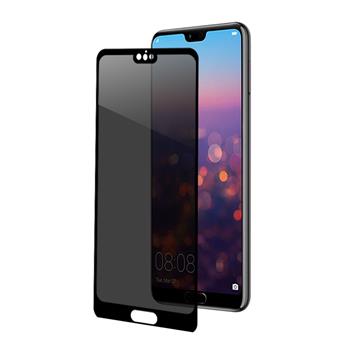 Protective hardened glass CELLY Privacy 3D for Huawei P20 Pro (glass to the edges of the display), darkening effect, black
