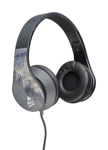 % MUSIC SOUND Headphones with Head Bridge, Collection 2018, Pattern 1