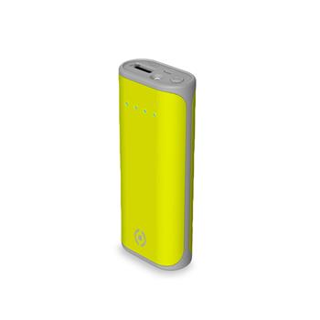 Powerbanka CELLY Daily s USB výstupem, 5000 mAh, 2.4 A, zelená