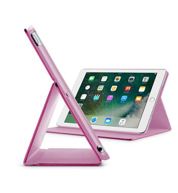 Pouzdro se stojánkem Cellularline Folio pro Apple iPad 9,7" (2018)/iPad 9,7" (2017)/iPad Air, růžové