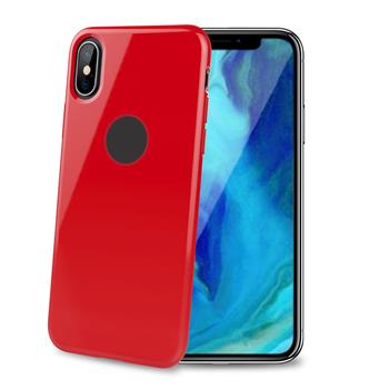 TPU Hülle CELLY Gelskin für Apple iPhone XS Max, rot
