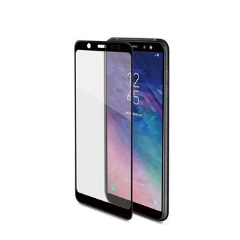 Ochranné tvrzené sklo CELLY 3D Glass pro Samsung Galaxy A6+ (2018), černé (sklo do hran displeje, anti blue-ray)