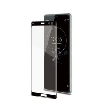 Ochranné tvrzené sklo CELLY 3D Glass pro Sony Xperia XZ3, černé (sklo do hran displeje, anti blue-ray)