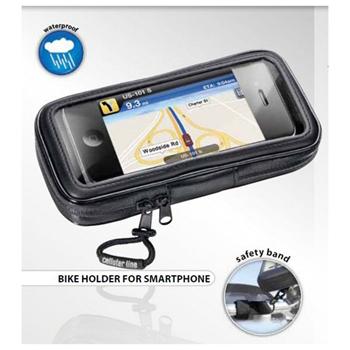 Voděodolné pouzdro Interphone SM pro smartphone, úchyt na řídítka, černé