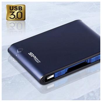 Odolný externí HDD Silicon Power Armor A80, USB 3.0, 1TB, modrý