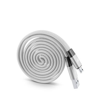 Cellularline Yo-Yo High SpeedUSB Cell Cord with USB Micro Connector, Gray