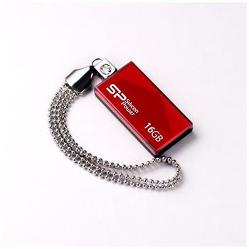 USB flash disk Silicon Power Drive Touch 810, 16GB, USB 2.0, červený