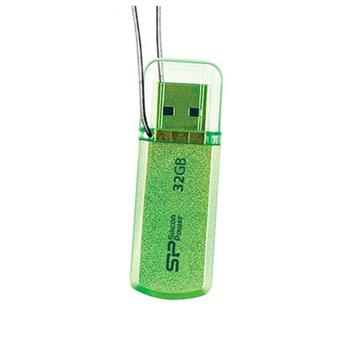USB flash disk Silicon Power Helios 101, 32GB, USB 2.0, zelený
