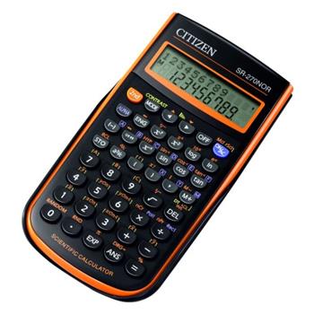 Vědecká kalkulačka CITIZEN SR-270NOR, 236 funkcí, černo-oranžová