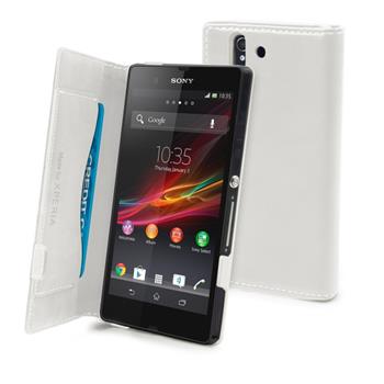 Pouzdro Made for Xperia Agenda pro Sony Xperia Z, slim provedení, PU kůže, bílé