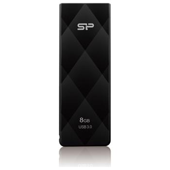 USB flash disk Silicon Power Blaze B20, 8GB, USB 3.0, černý