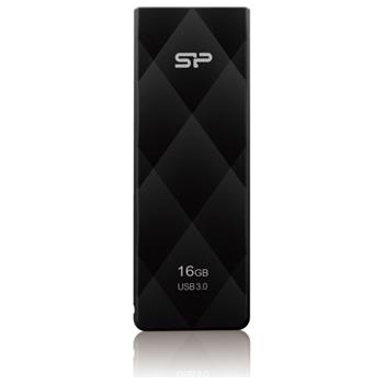USB flash disk Silicon Power Blaze B20, 16GB, USB 3.0, čierny
