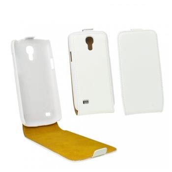 Kožené pouzdro flap OZBO FLIP Premium pro Samsung Galaxy S4 Mini, bílé