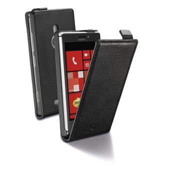 Pouzdro CellularLine Flap Essential pro Nokia Lumia 925, PU kůže, černé