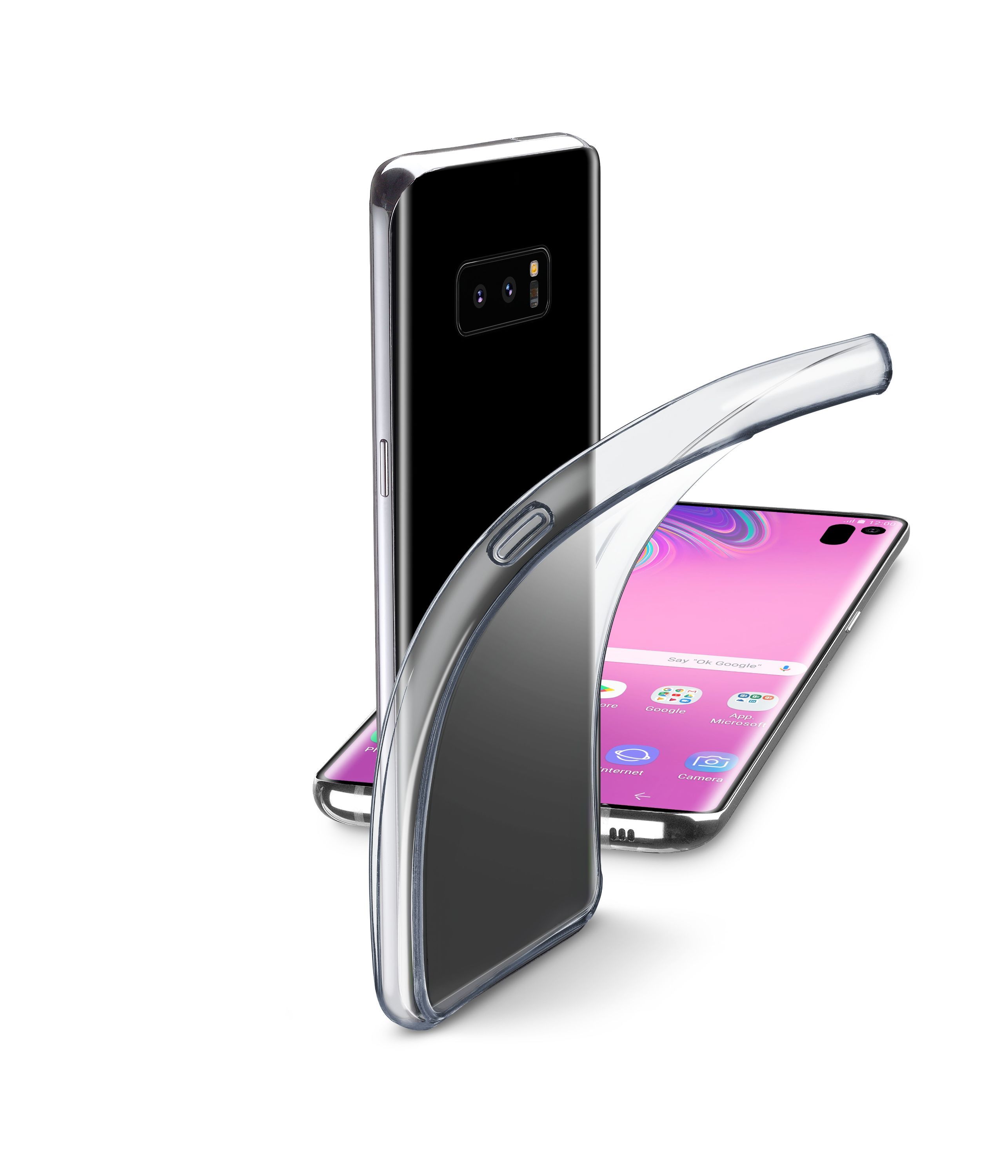 Extratenký zadní kryt CellularLine Fine pro Samsung Galaxy S10e, bezbarvý