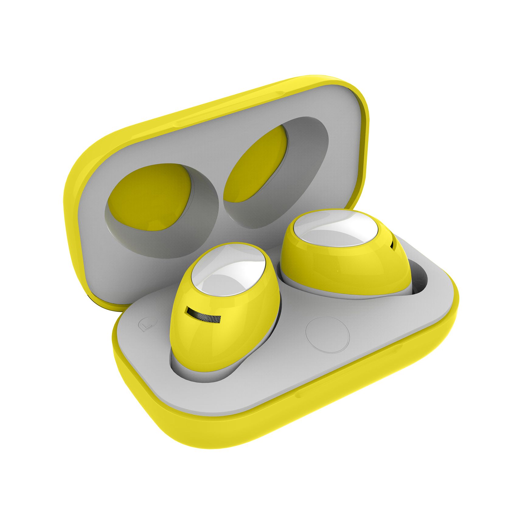 True Wireless sluchátka CELLY Twins Air, žlutá