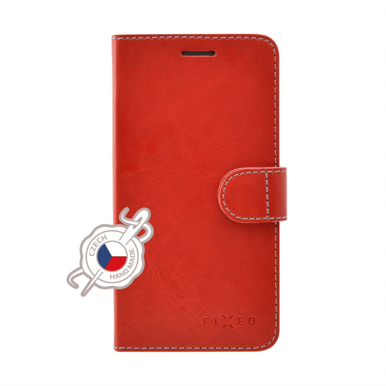 Pouzdro typu kniha FIXED FIT pro Samsung Galaxy Note10, červené