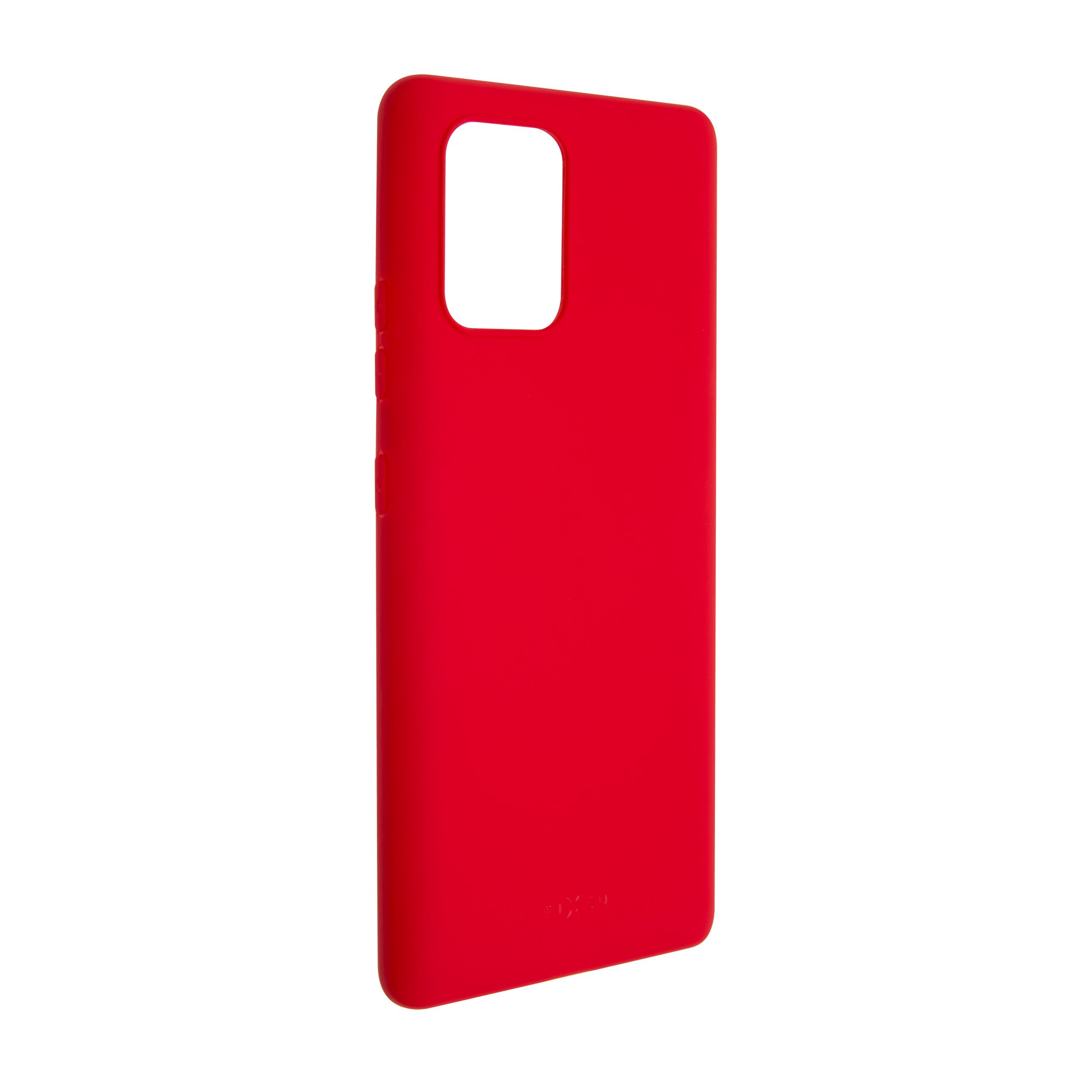 Zadní pogumovaný kryt FIXED Story pro Samsung Galaxy S10 Lite, červený