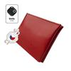 Kožená peňaženka Smile Wallet so smart trackerom FIXED Smile s motion senzorom, červená