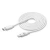 USB-C CellularLine data cable with Lightning connector, 200 cm, white