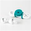 Cable organizer Cable Candy Tie, 3pcs, turquoise