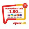 Předplacená SIM karta OpenCall s kreditom 200 # I6KC #, volania do všetkých sietí v SR 1,80 # I6KC #/min bez nutnosti do