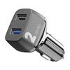 Cellularline Car Multipower 2 PRO car charger with Smartphone Detect technology, 2 x USB port, 36W, black