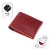 Kožená peňaženka FIXED Smile Wallet so smart trackerom FIXED Smile PRO, červená