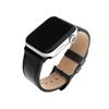 FIXED Leather Strap for Apple Watch 42/44/45 mm, black