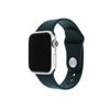 FIXED Silicon Strap Set für Apple Watch 42/44/45 mm, dunkelgrün