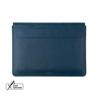 FIXED Oxford leather case for Apple MacBook Air 15&quot; (2023) M2, blue