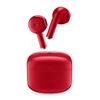 TWS bezdrátová pecková sluchátka Music Sound SWAG, červená