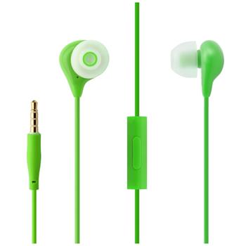 Voděodolná in-ear sluchátka s mikrofonem FIXED EGG1, IPX3, zelená