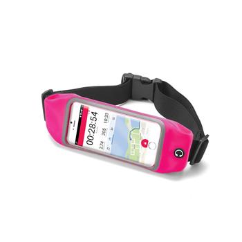 Športové neoprénové puzdro CELLY Run Belt View, pre telefóny do 4.7", ružové