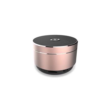 Bluetooth reproduktor CELLY Speaker, hliníková konstrukce, růžovo- zlatá