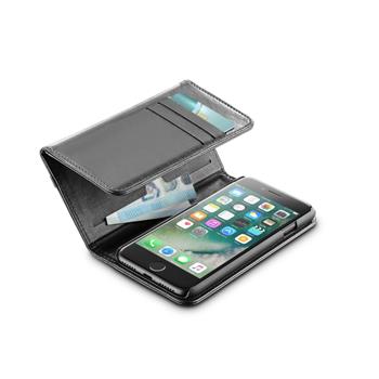 Pouzdro typu kniha s peněženou CELLULARLINE WALLET pro Apple iPhone 7/8, černé